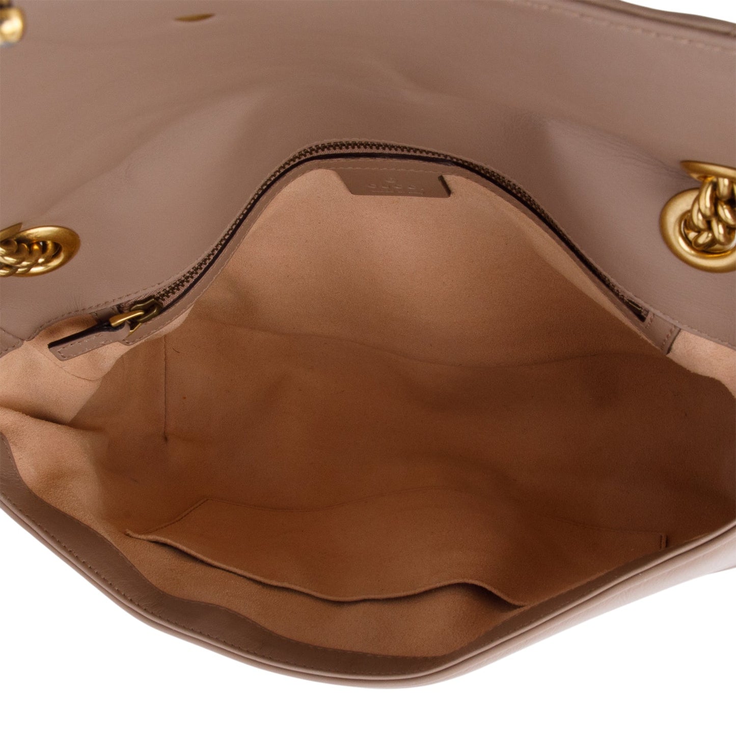 Gucci Beige GG Marmont Matelasse Medium Shoulder Bag