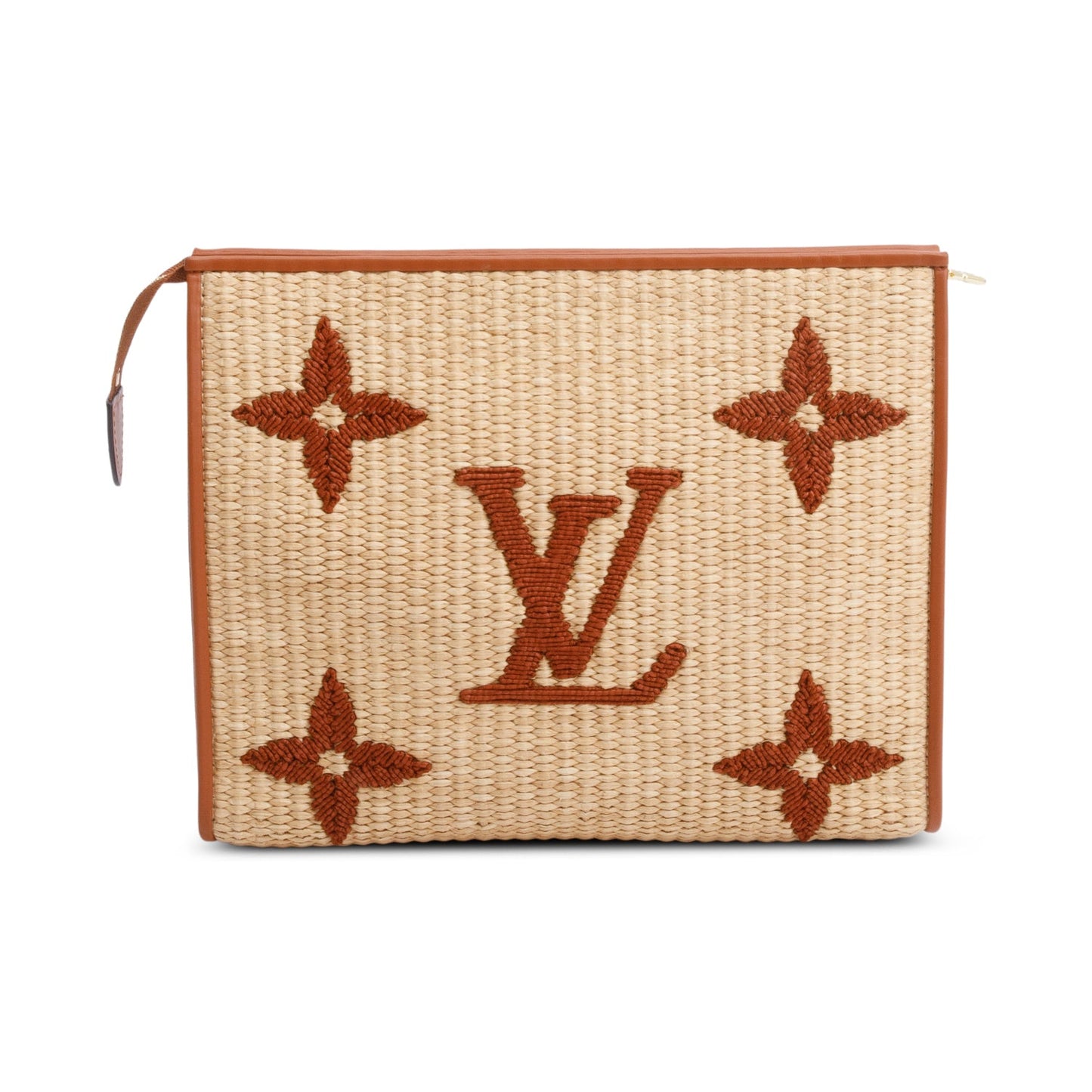 Louis Vuitton Brown/Beige Monogram Giant Raffia Toiletry Pouch 26