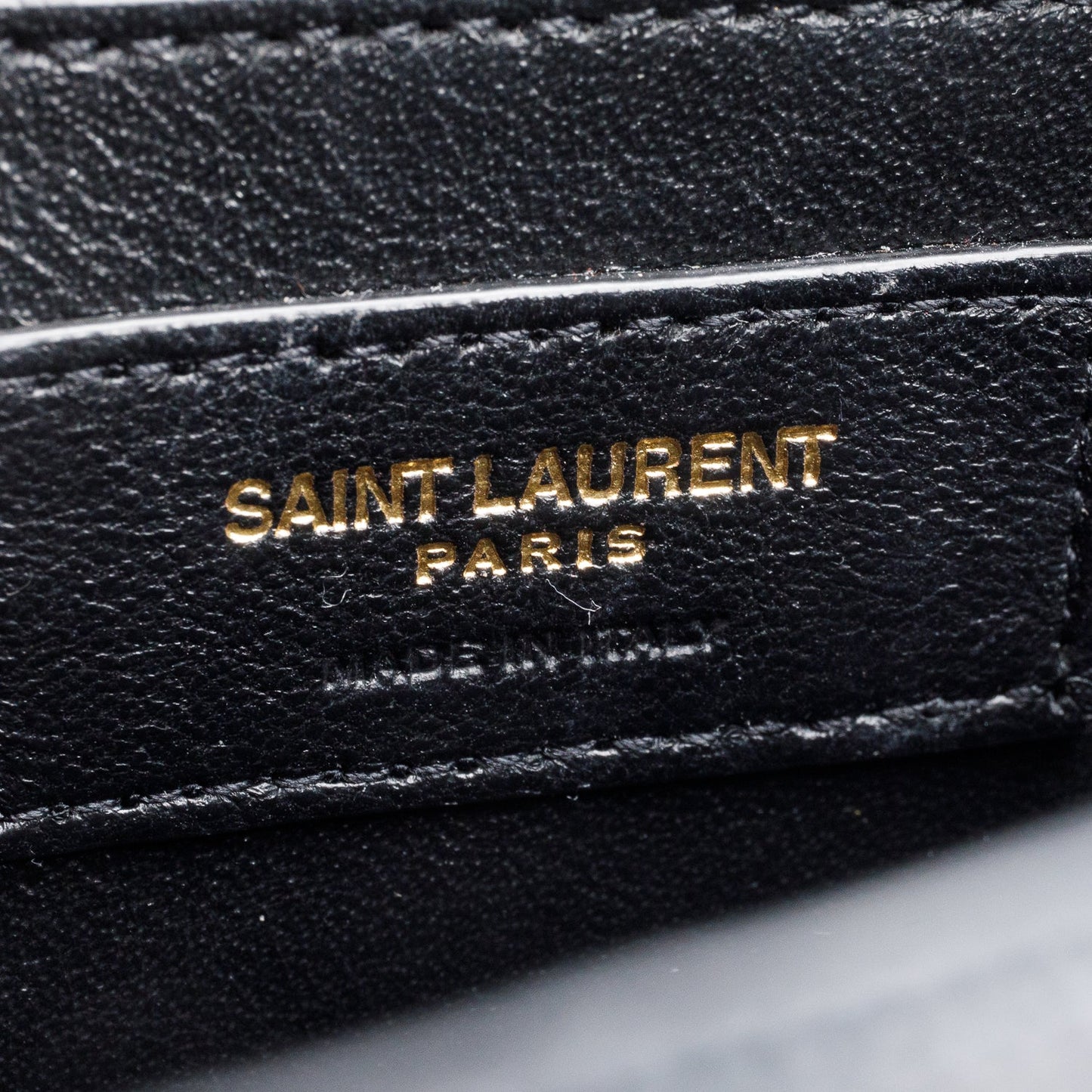Saint Laurent Grey Grained De Poudre Small Envelope Shoulder Bag