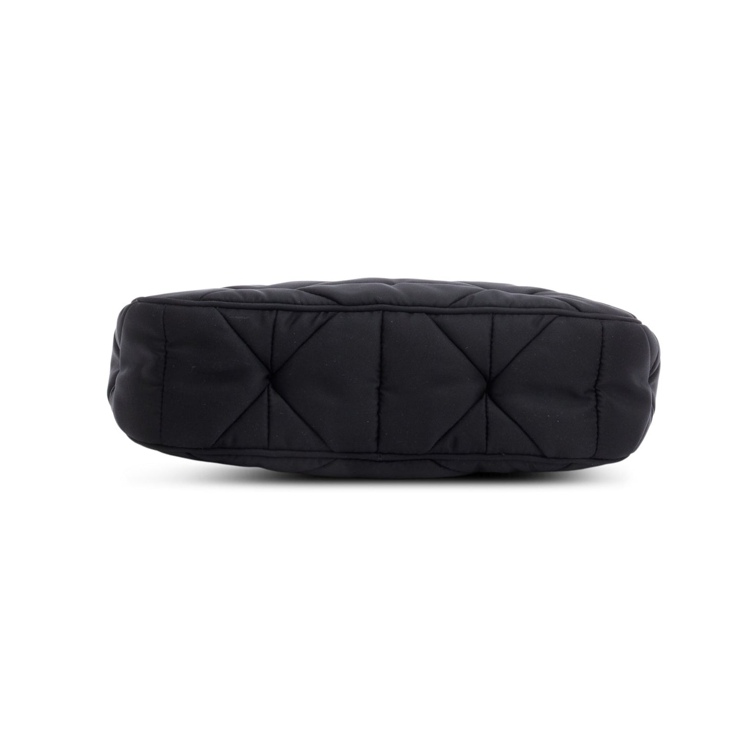 Prada 2021 Black Padded Re-Nylon Shoulder Bag