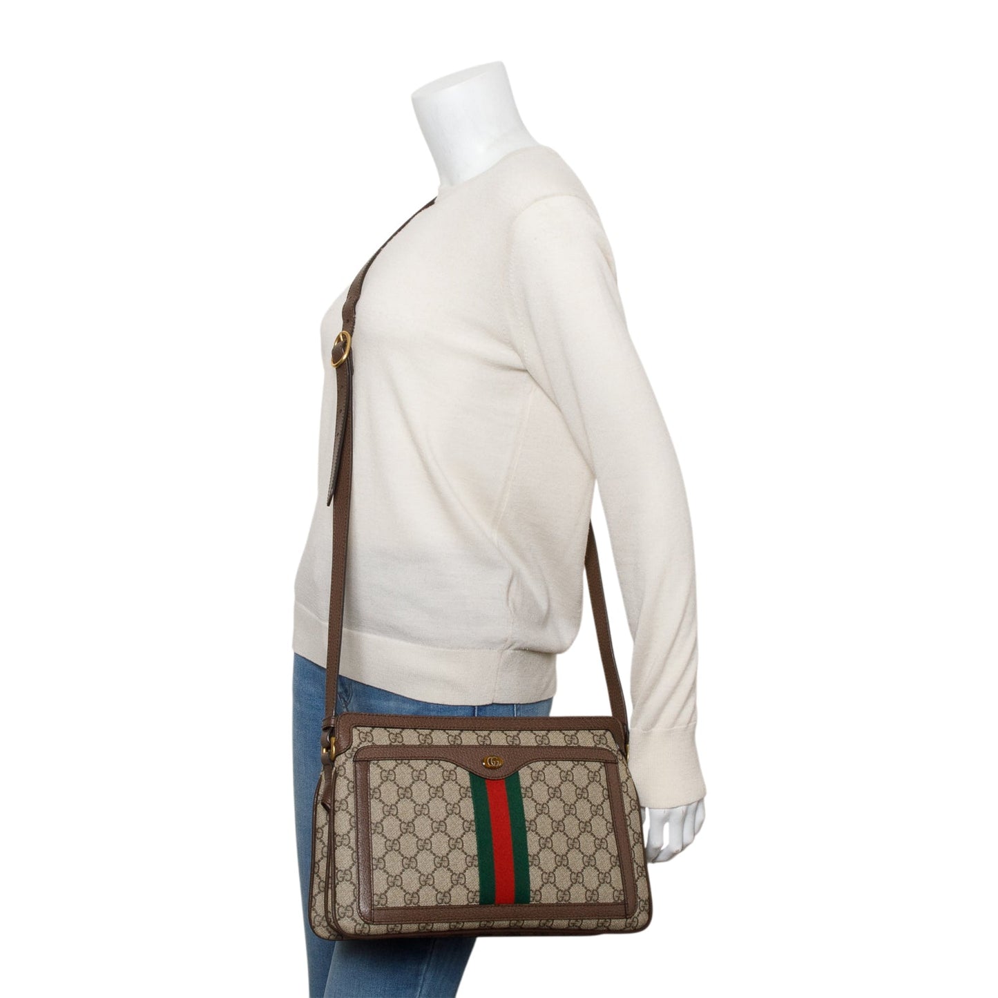 Gucci GG Supreme Medium Ophidia Crossbody Bag