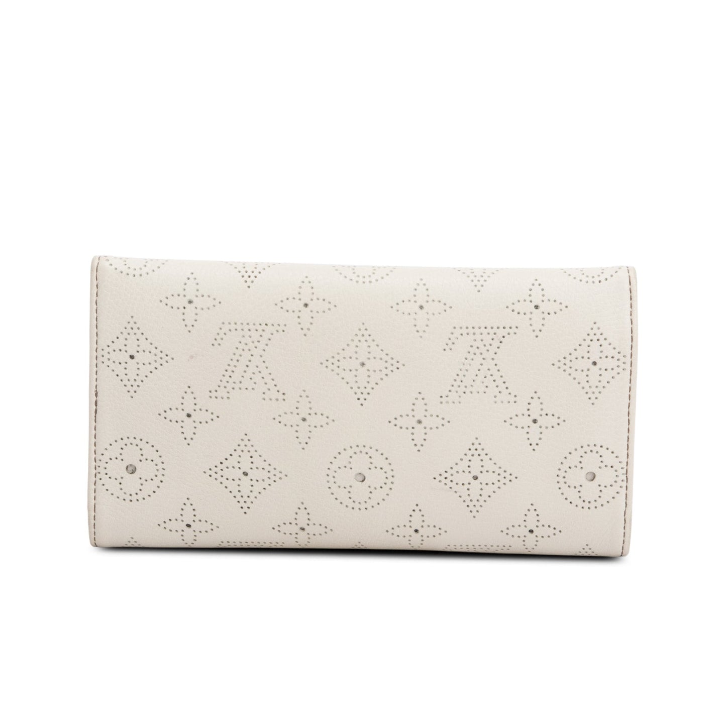 Louis Vuitton Ivory Monogram Mahina Leather Amelia Wallet