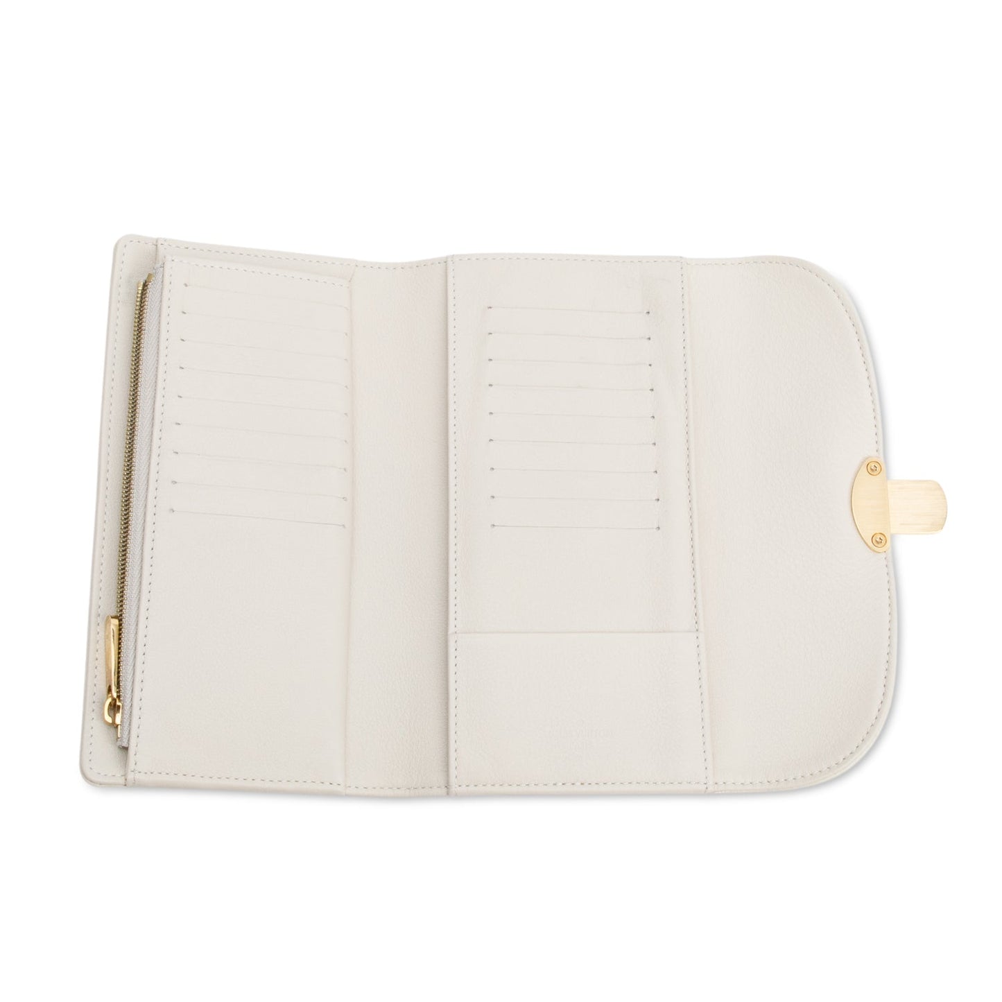 Louis Vuitton Ivory Monogram Mahina Leather Amelia Wallet