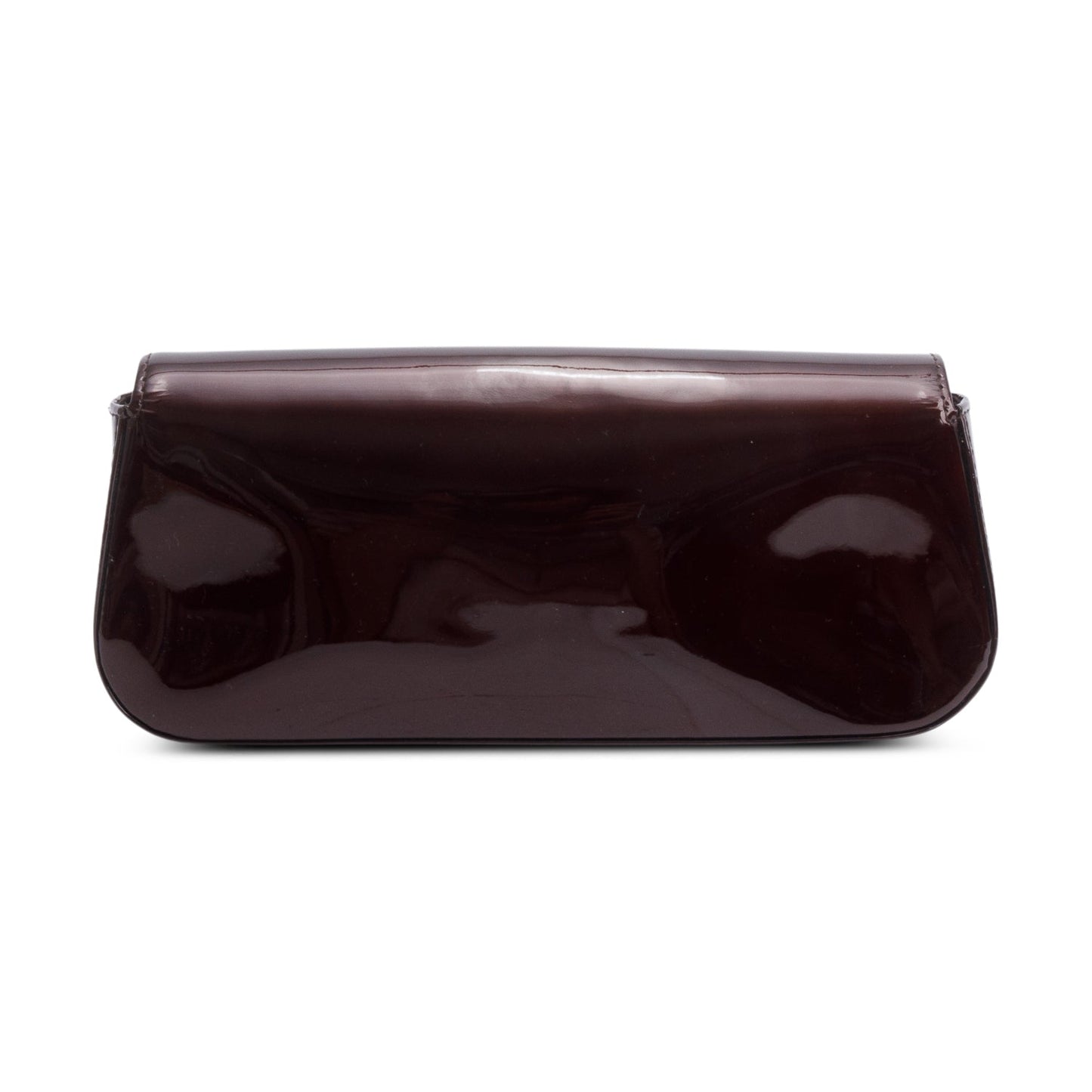 Louis Vuitton Burgundy Vernis Leather Sobe Clutch