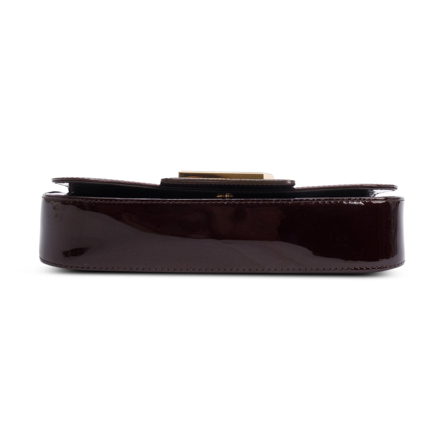 Louis Vuitton Burgundy Vernis Leather Sobe Clutch