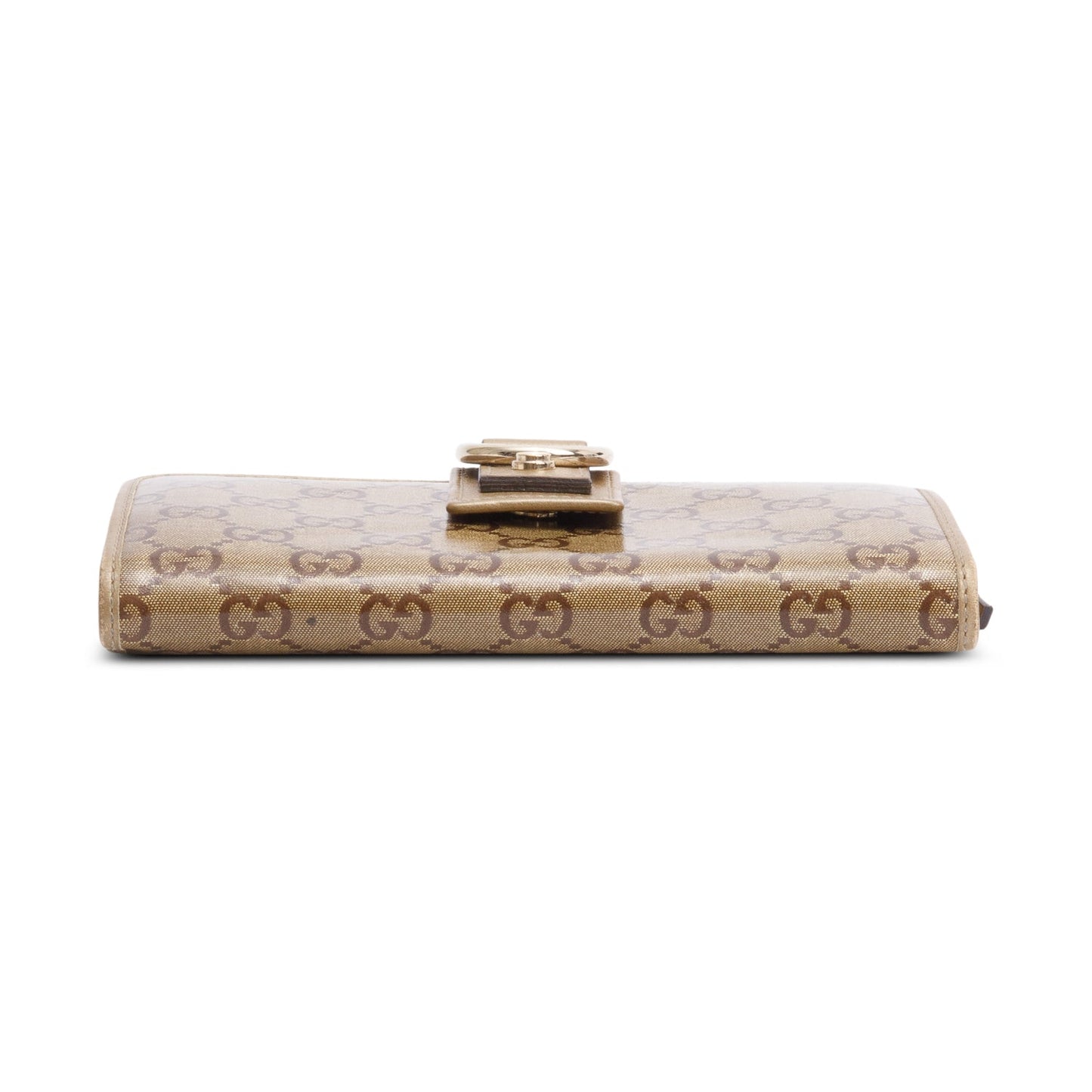 Gucci GG Canvas D Ring Abbey Wallet