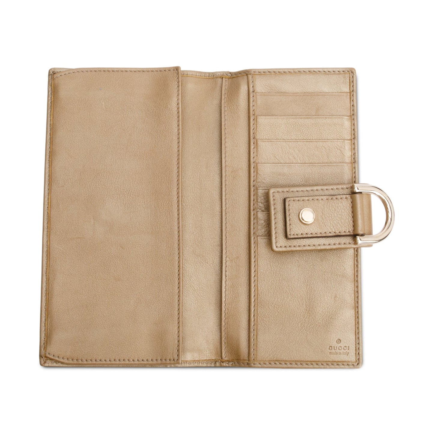 Gucci GG Canvas D Ring Abbey Wallet
