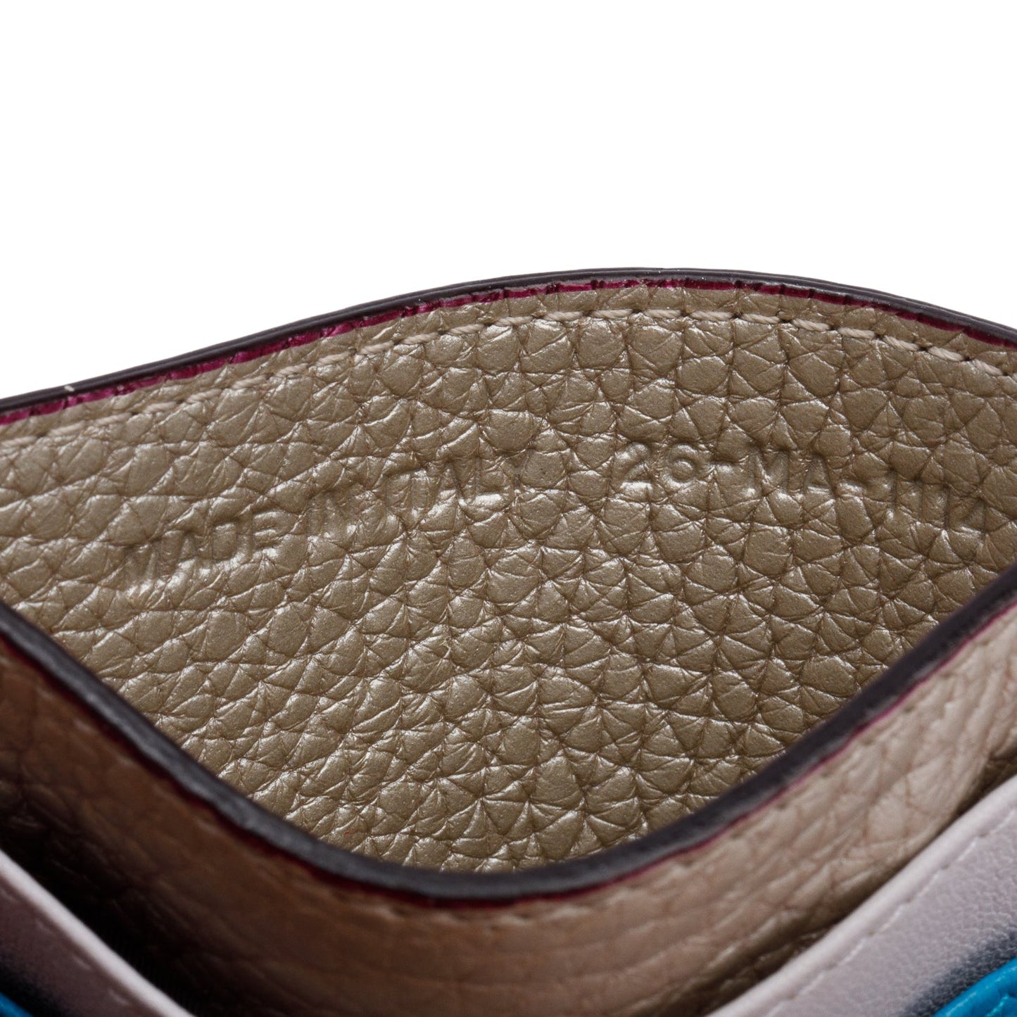 Christian Dior Lady Dior Multicolour Leather Card Holder