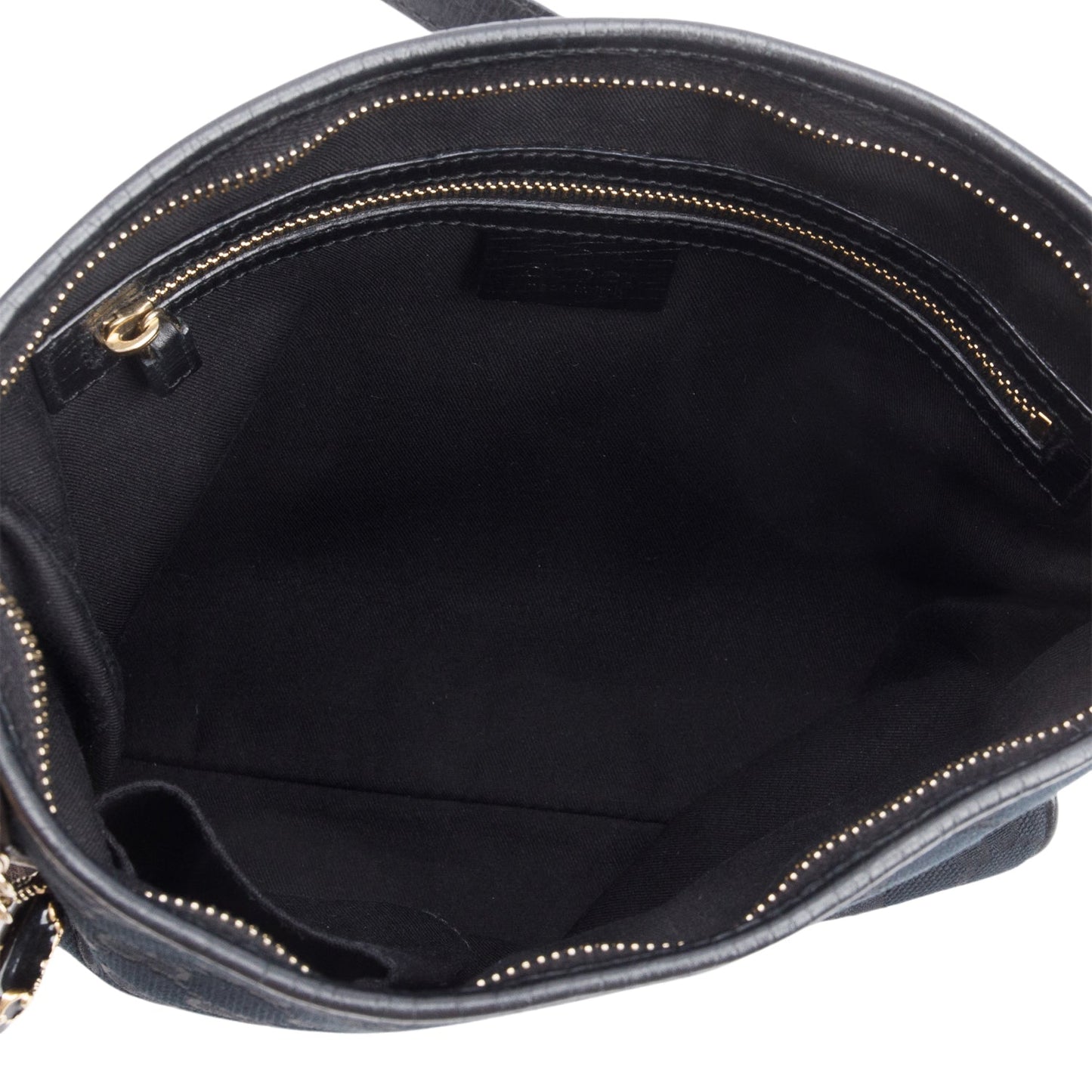 Gucci Black GG Canvas Web Small Jolicoeur Crossbody Bag