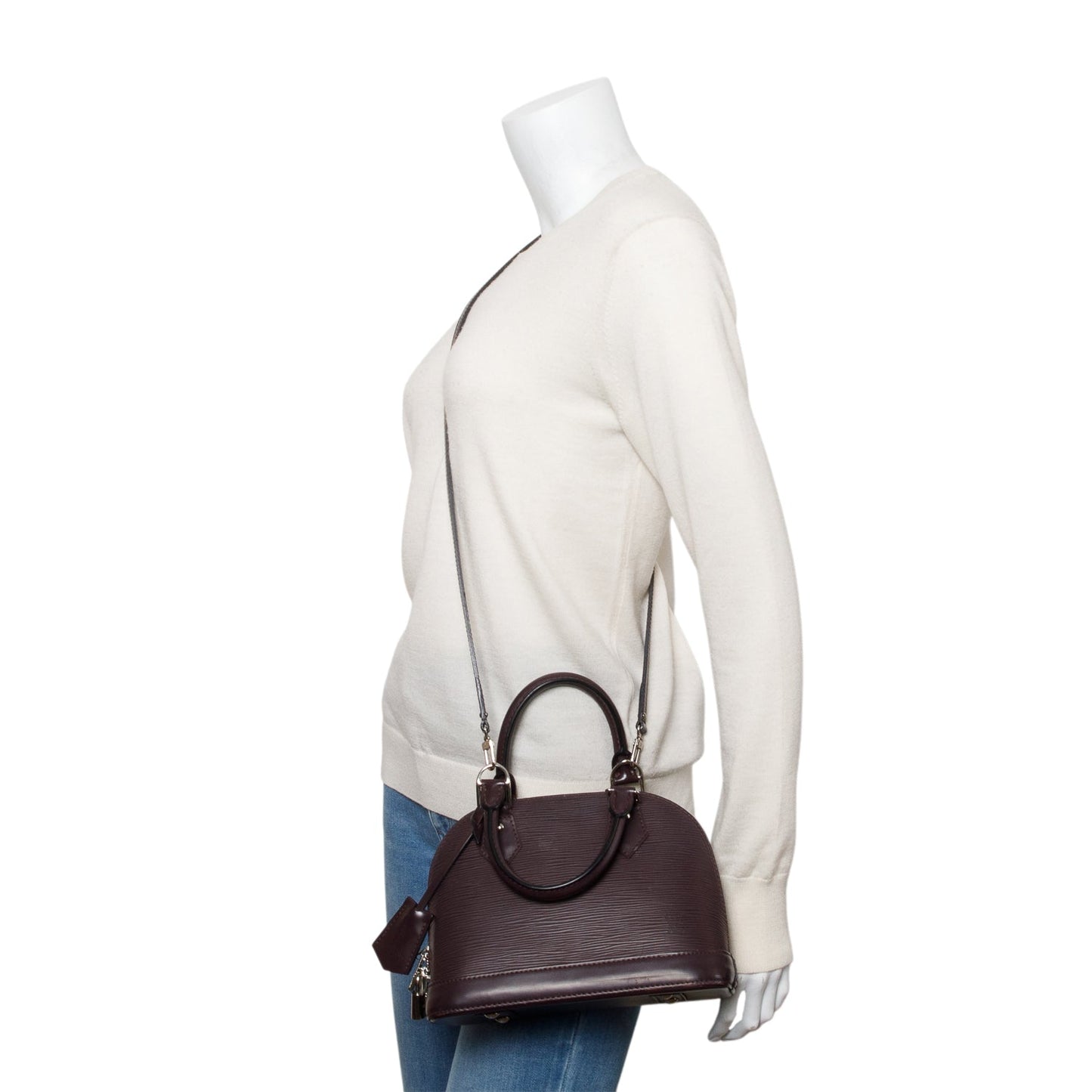 Louis Vuitton Brown Epi Leather Alma BB