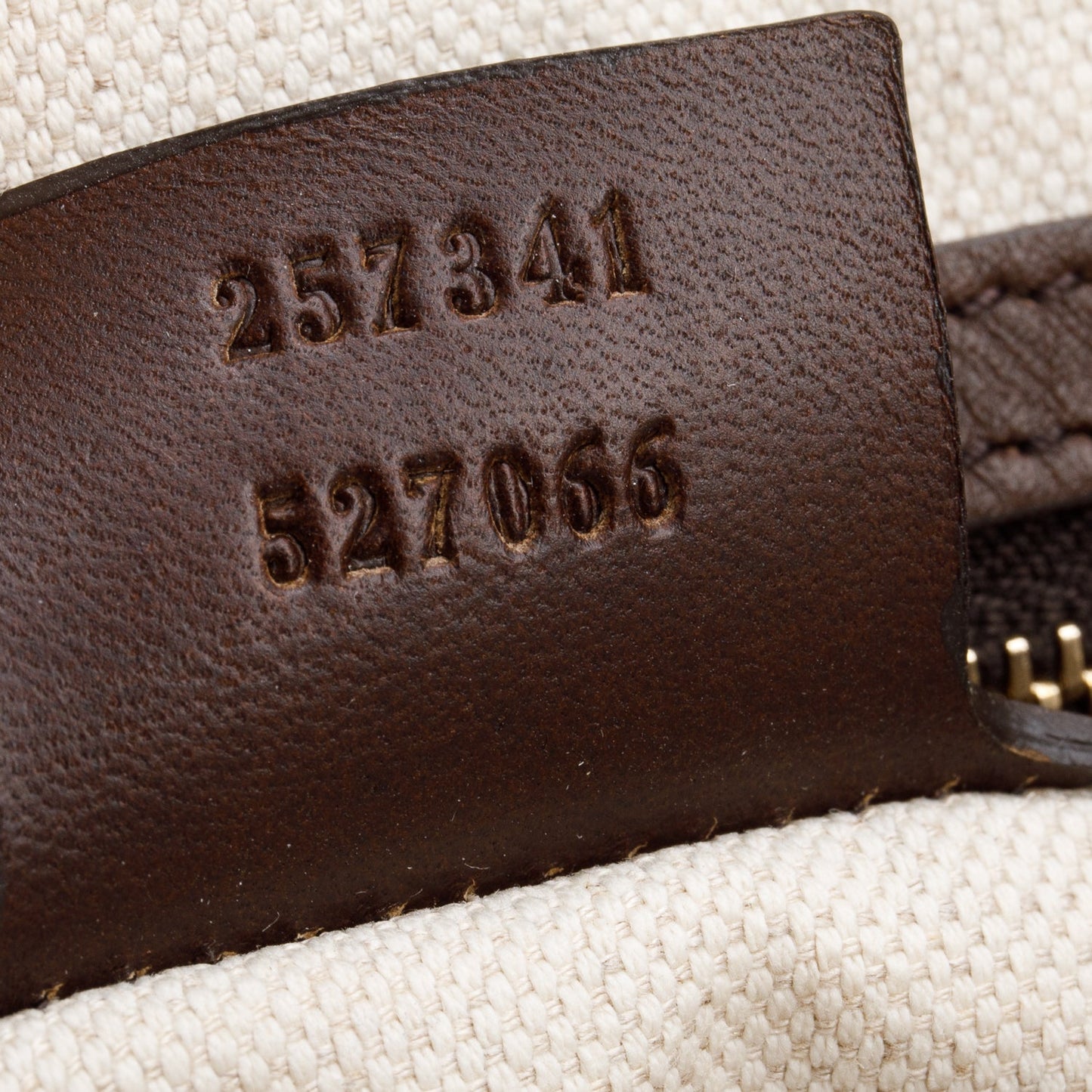 Gucci Brown Leather Trim GG Canvas Medium Vintage Web Top Handle Bag
