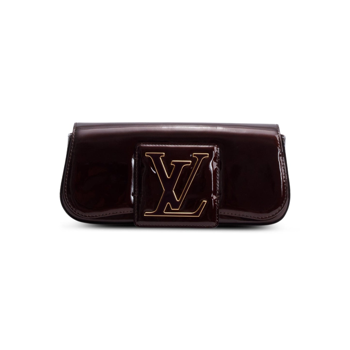 Louis Vuitton Amarante Vernis Leather Sobe Clutch