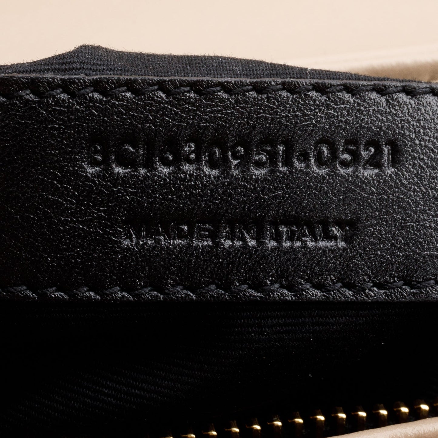 Saint Laurent 2021 Beige Monogram Matelasse Toy Loulou Crossbody Bag