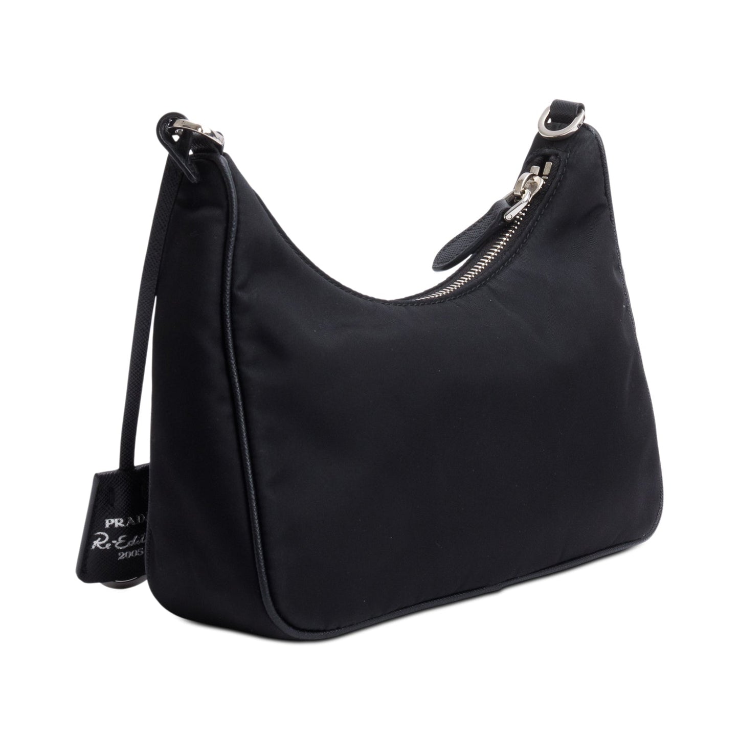 Prada Black Re-Edition 2005 Re-Nylon Shoulder Bag