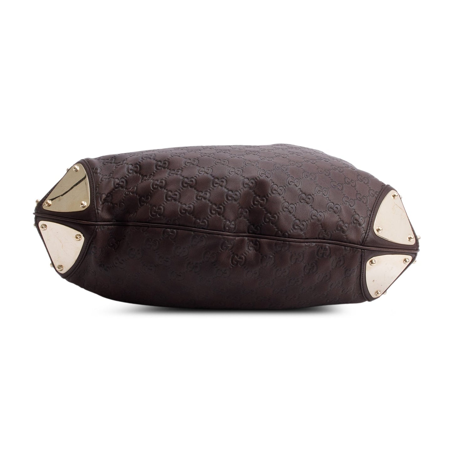 Gucci Brown Guccissima Leather Large  Bamboo Indy Tassel Hobo