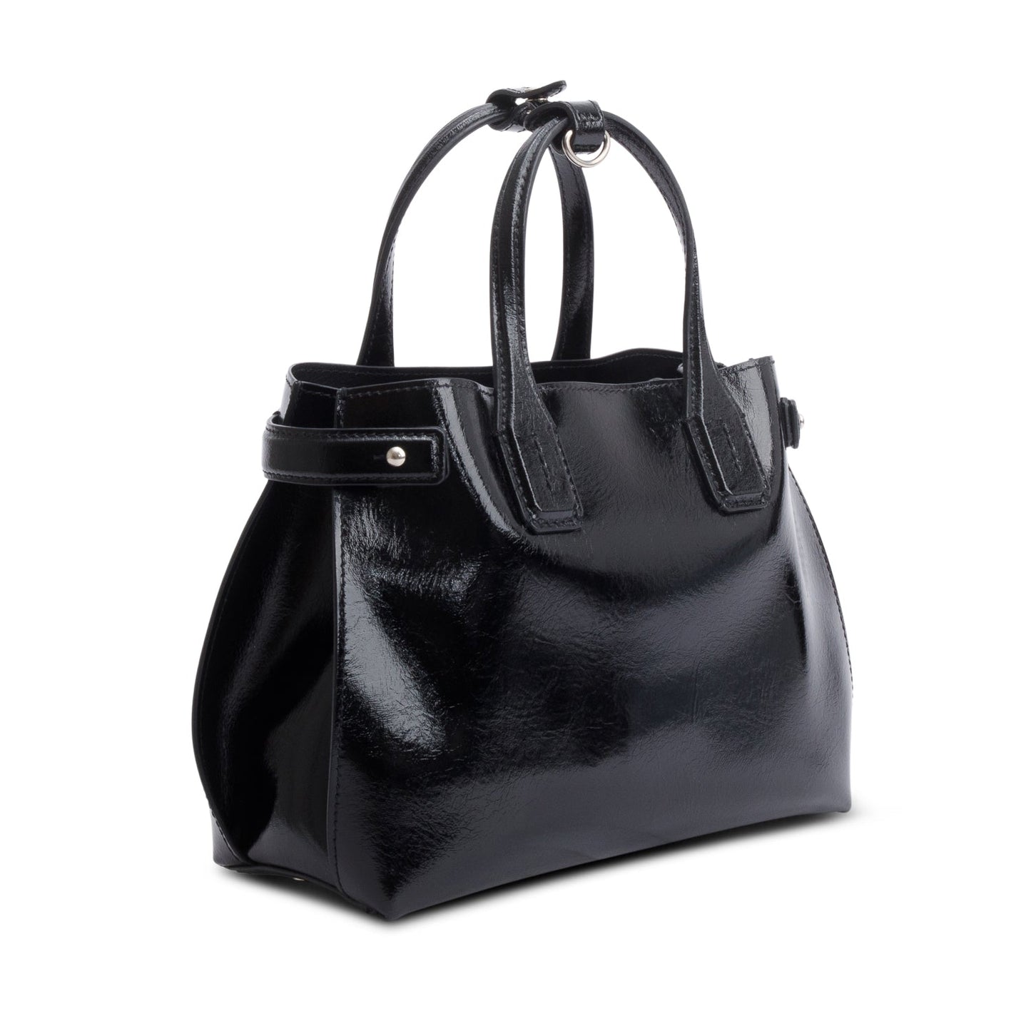 Burberry Black Calfskin Leather Soft Banner Tote