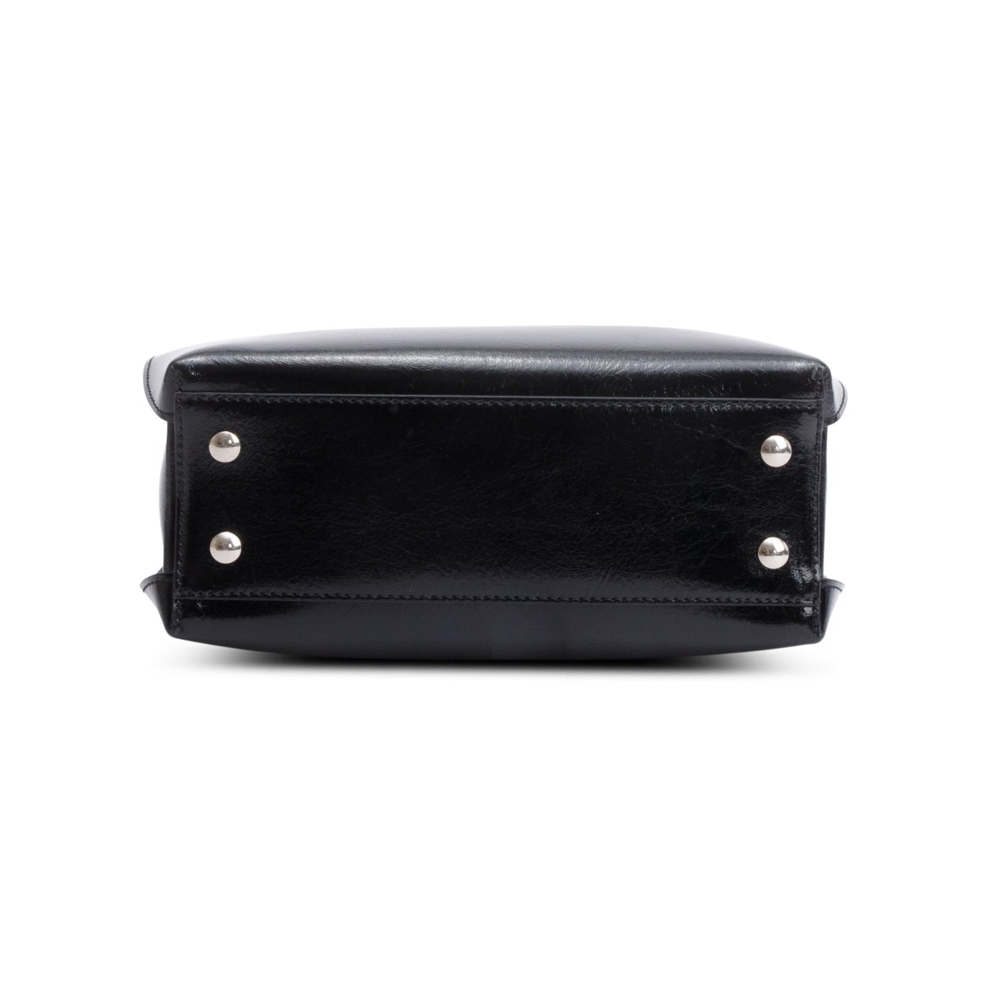 Burberry Black Calfskin Leather Soft Banner Tote