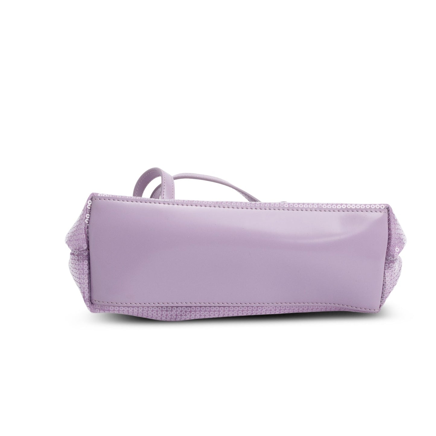 Prada Purple Sequin Mesh Small Tote Bag