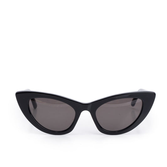 Saint Laurent SL 213 Lily Black Acetate Cat Eye Sunglasses