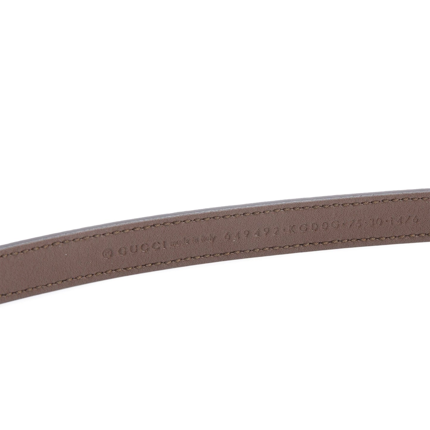 Gucci GG Supreme Canvas Jackie 1961 Thin Belt 75 30