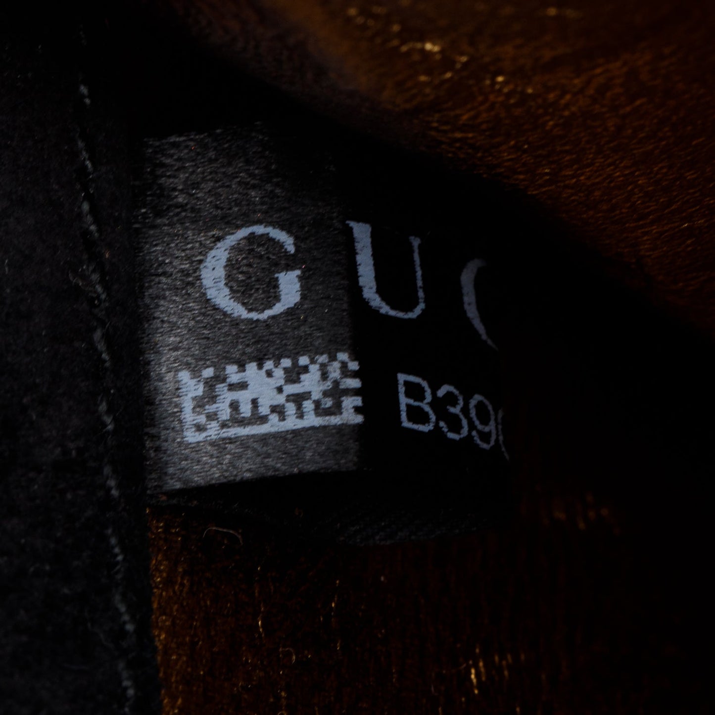 Gucci Black Patent Leather Romy Clutch