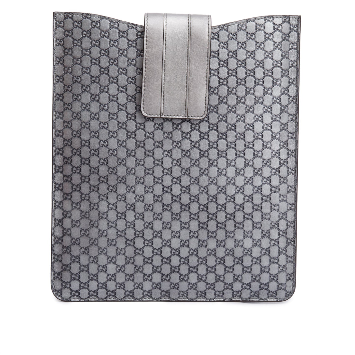 Gucci Grey Microguccissima Leather Ipad Case