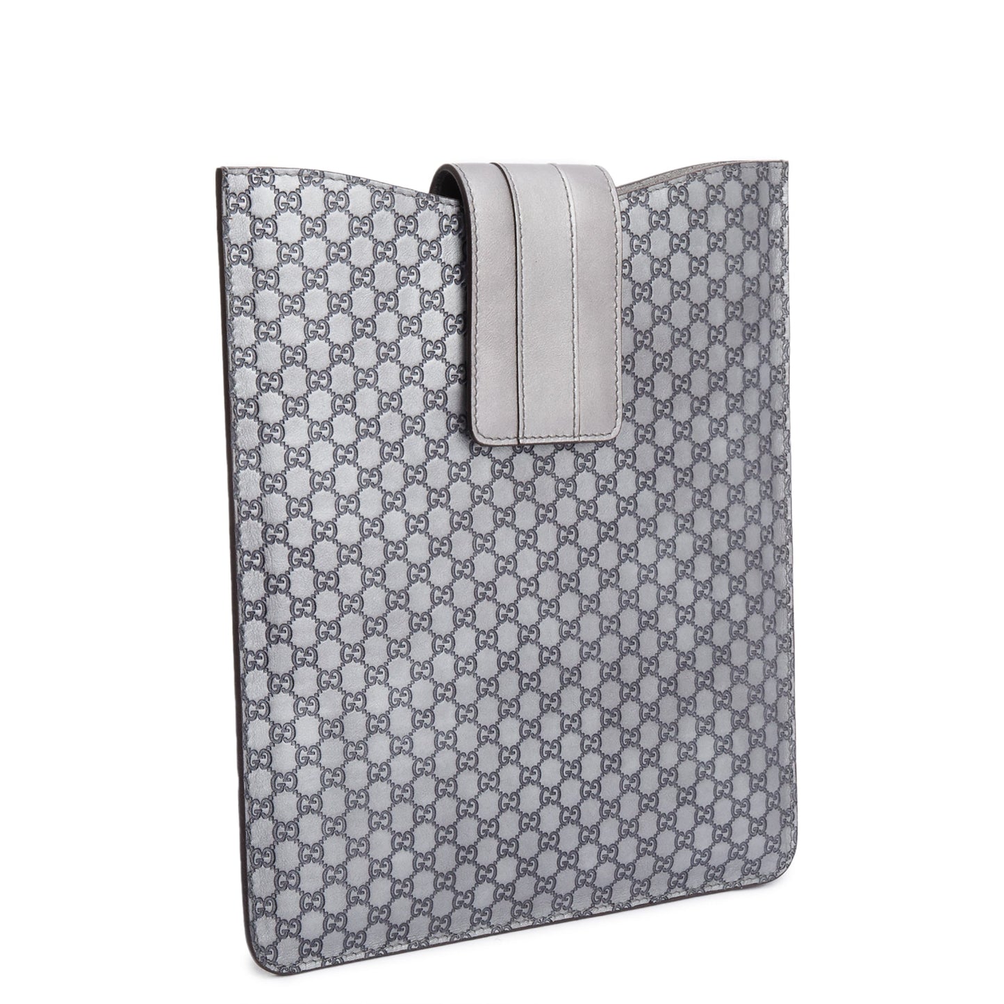 Gucci Grey Microguccissima Leather Ipad Case