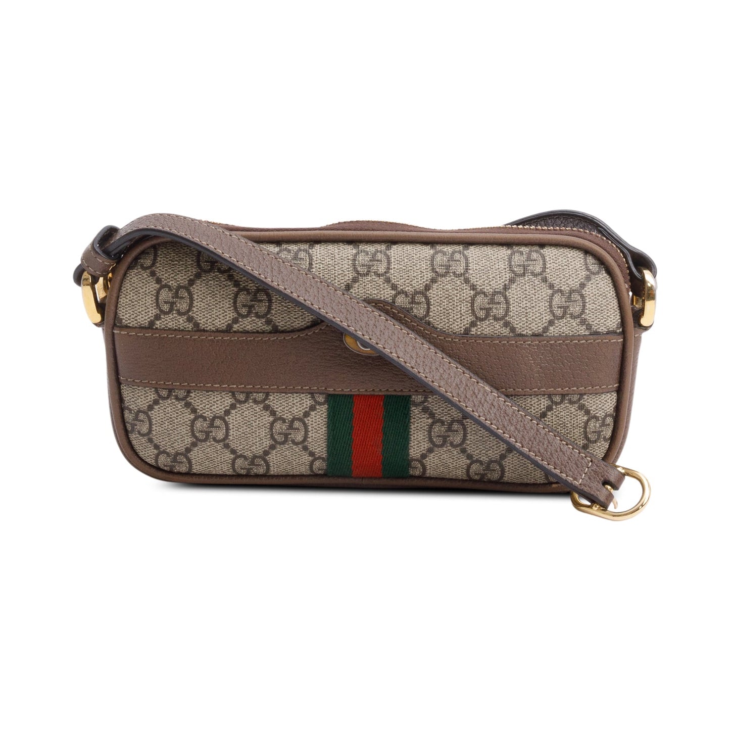 Gucci Beige GG Supreme Ophidia Mini