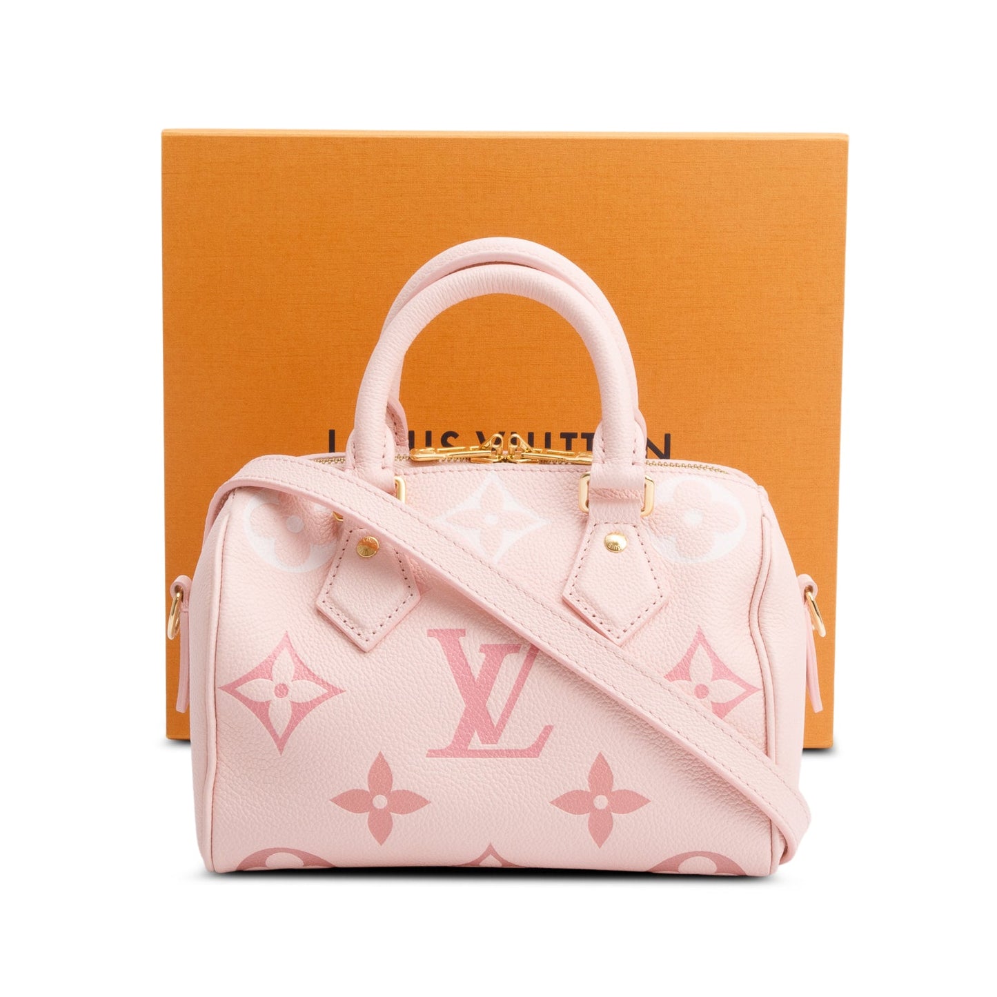 Louis Vuitton 2023 Monogram Giant Empreinte Leather Speedy Bandouliere 20