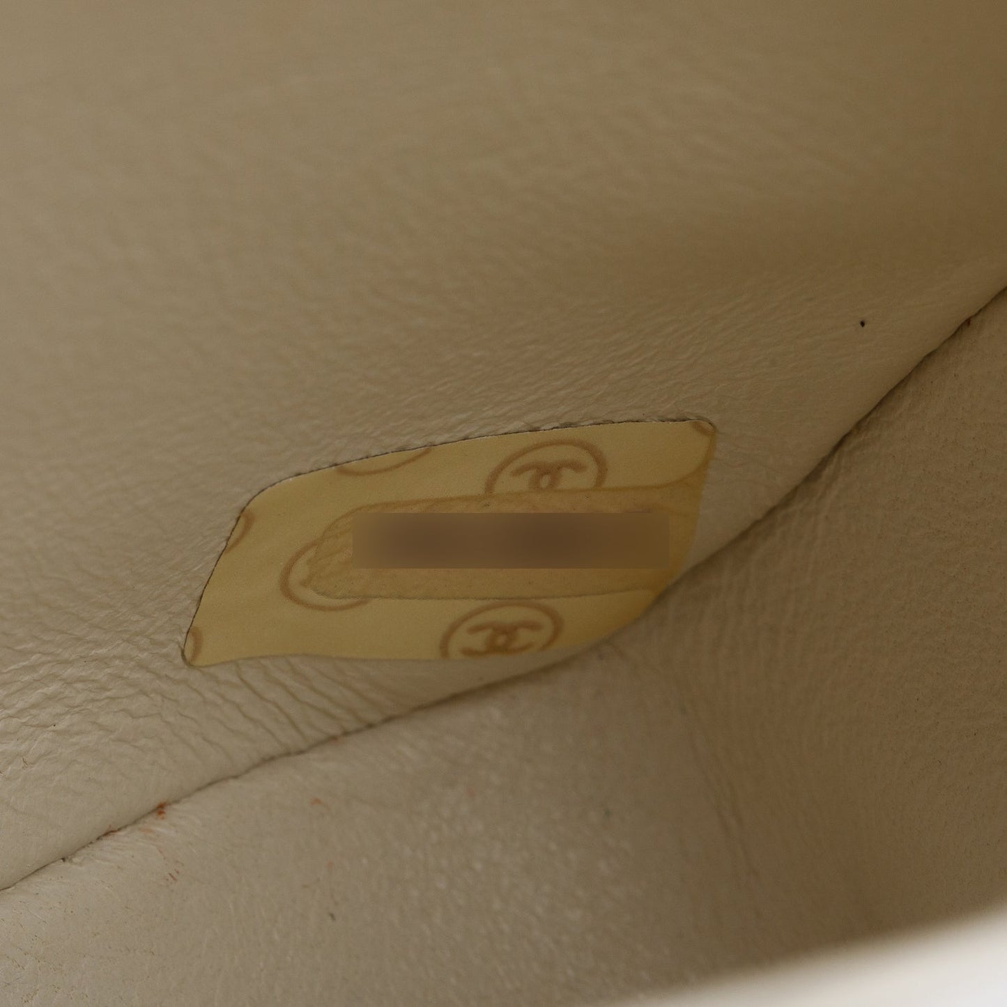 Chanel Vintage White Quilted Lambskin Leather Small Square Single Flap Bag