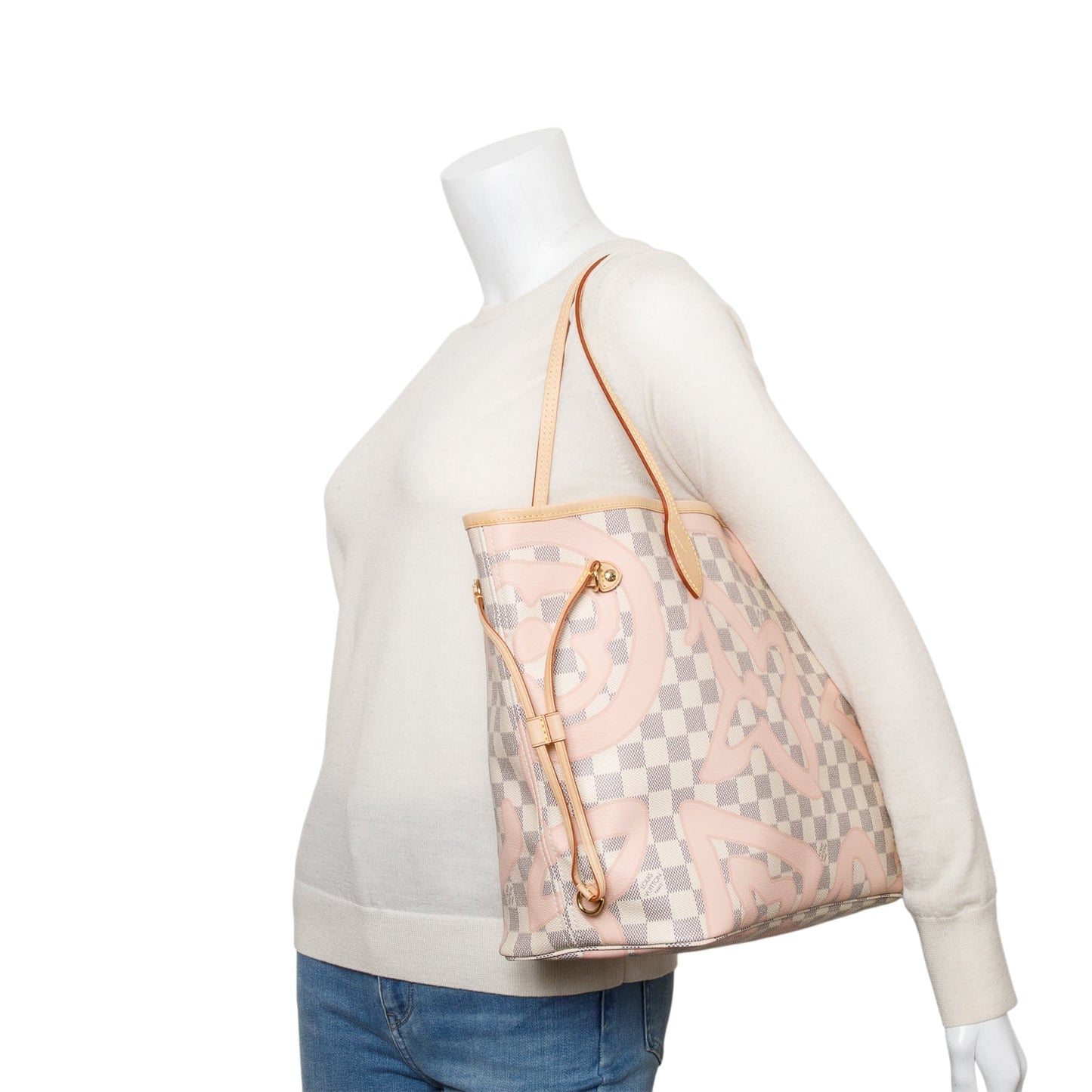 Louis Vuitton Damier Azur Tahitienne Neverfull MM