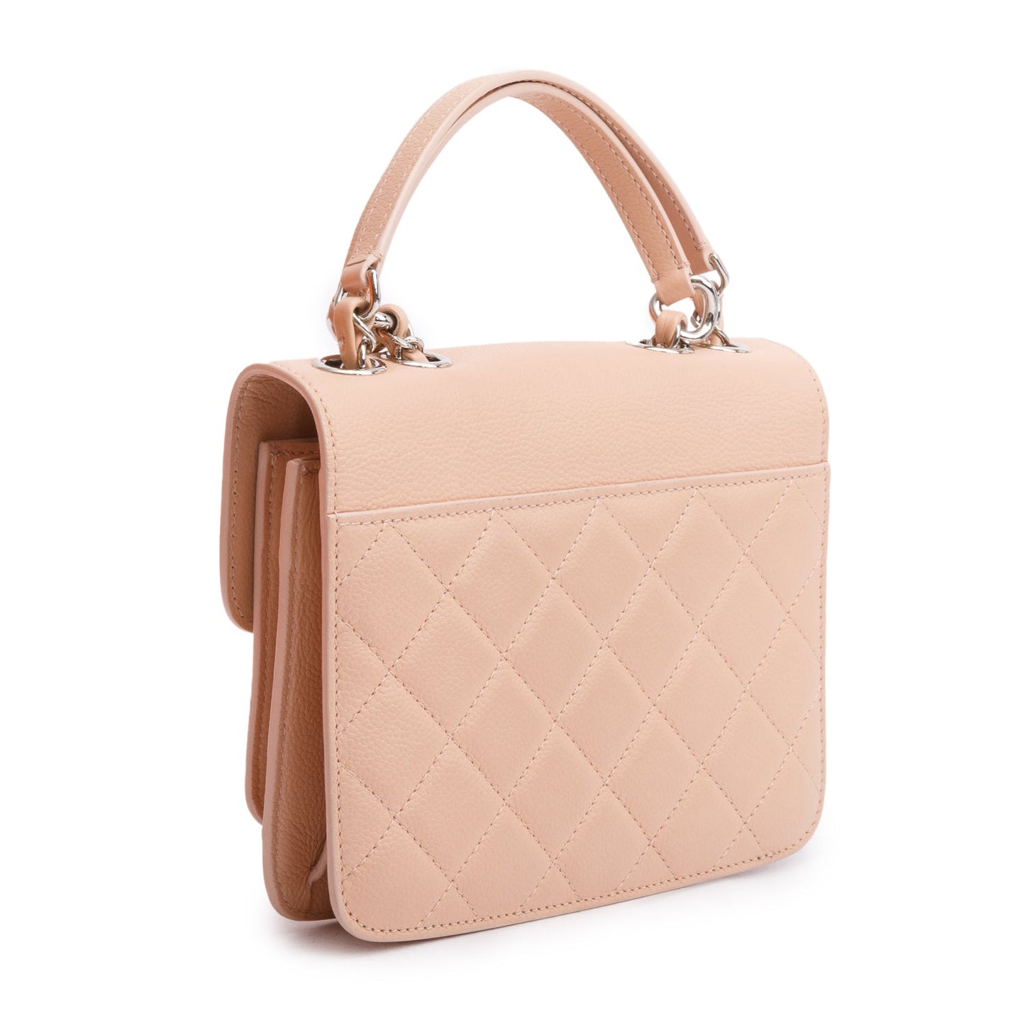 Chanel Pink Caviar Leather Mini CC Box Flap Bag