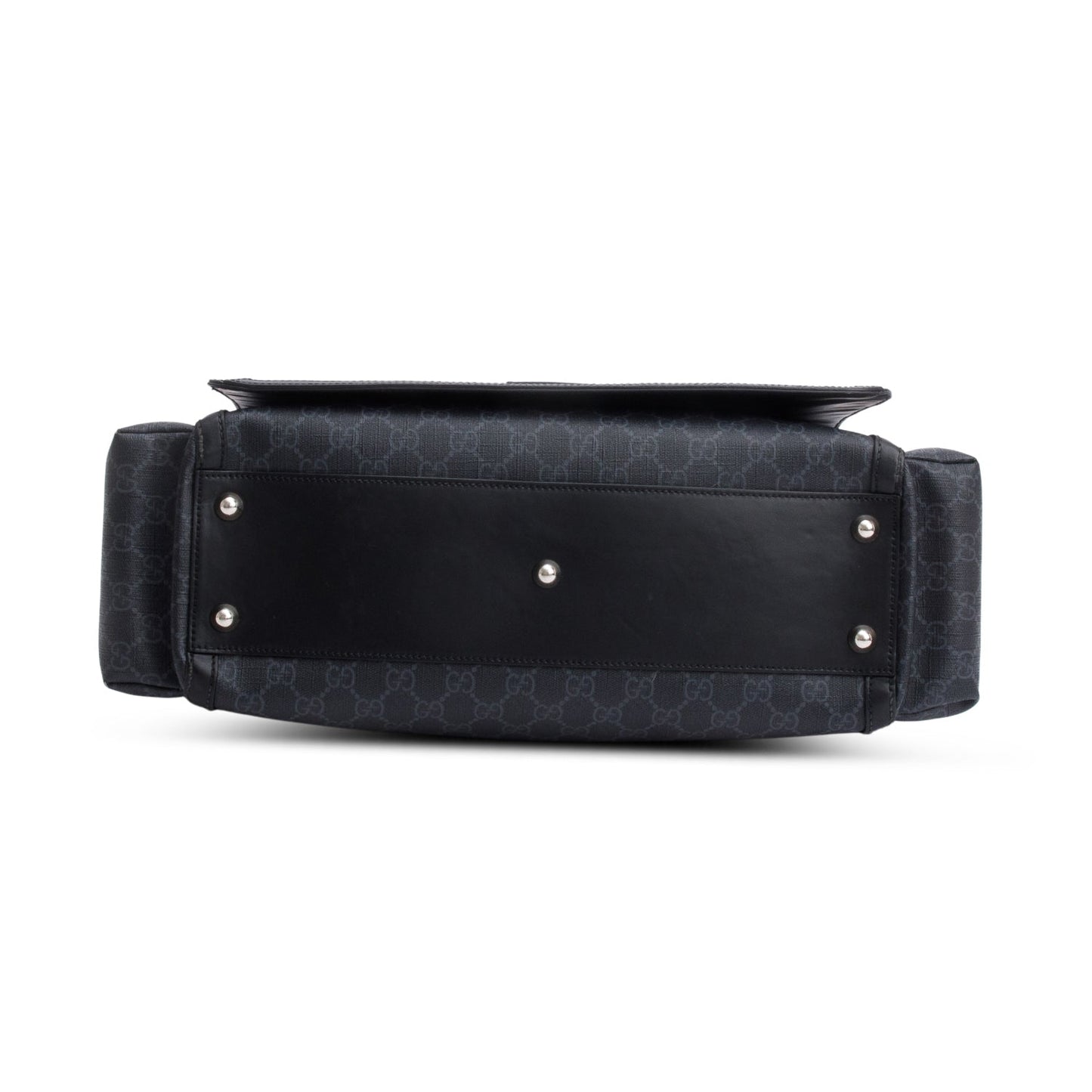 Gucci Black GG Supreme Diaper Bag