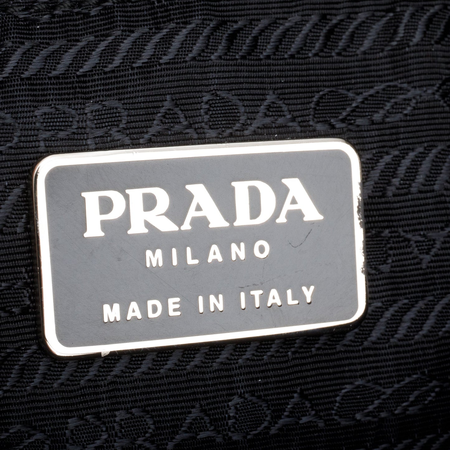 Prada Black Soft Calf Leather Dome Tote