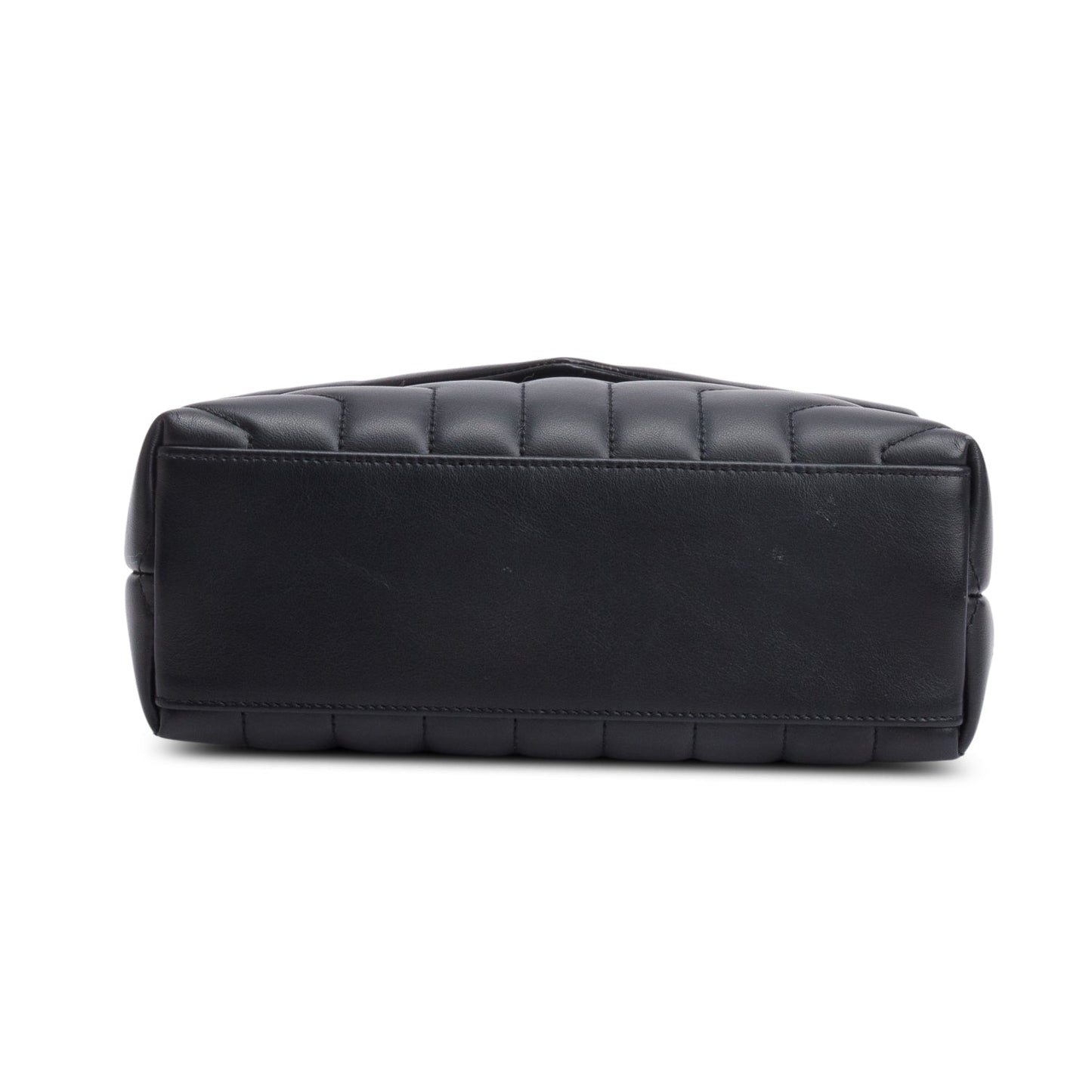 Saint Laurent So Black Quilted Leather Small Loulou Shoulder Bag