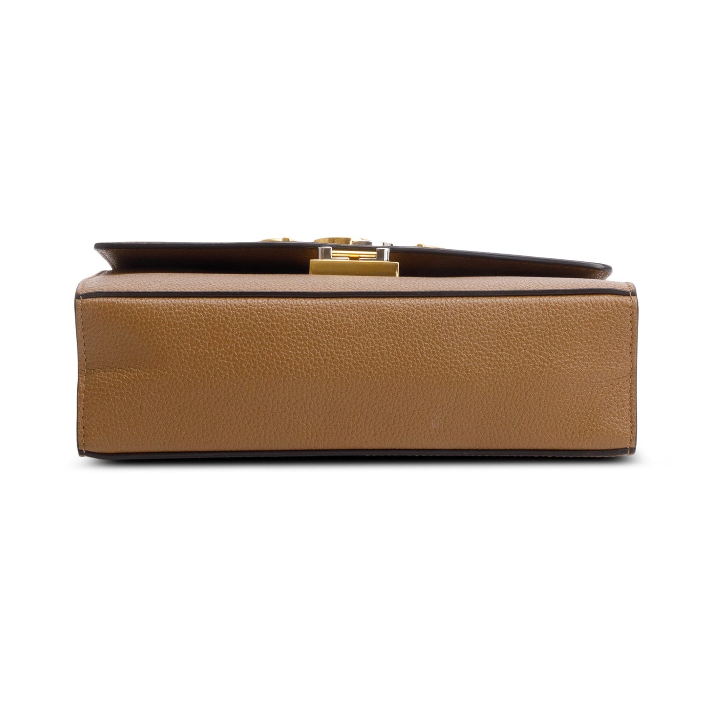 Gucci Brown Calfskin Leather Small Zumi Shoulder Bag