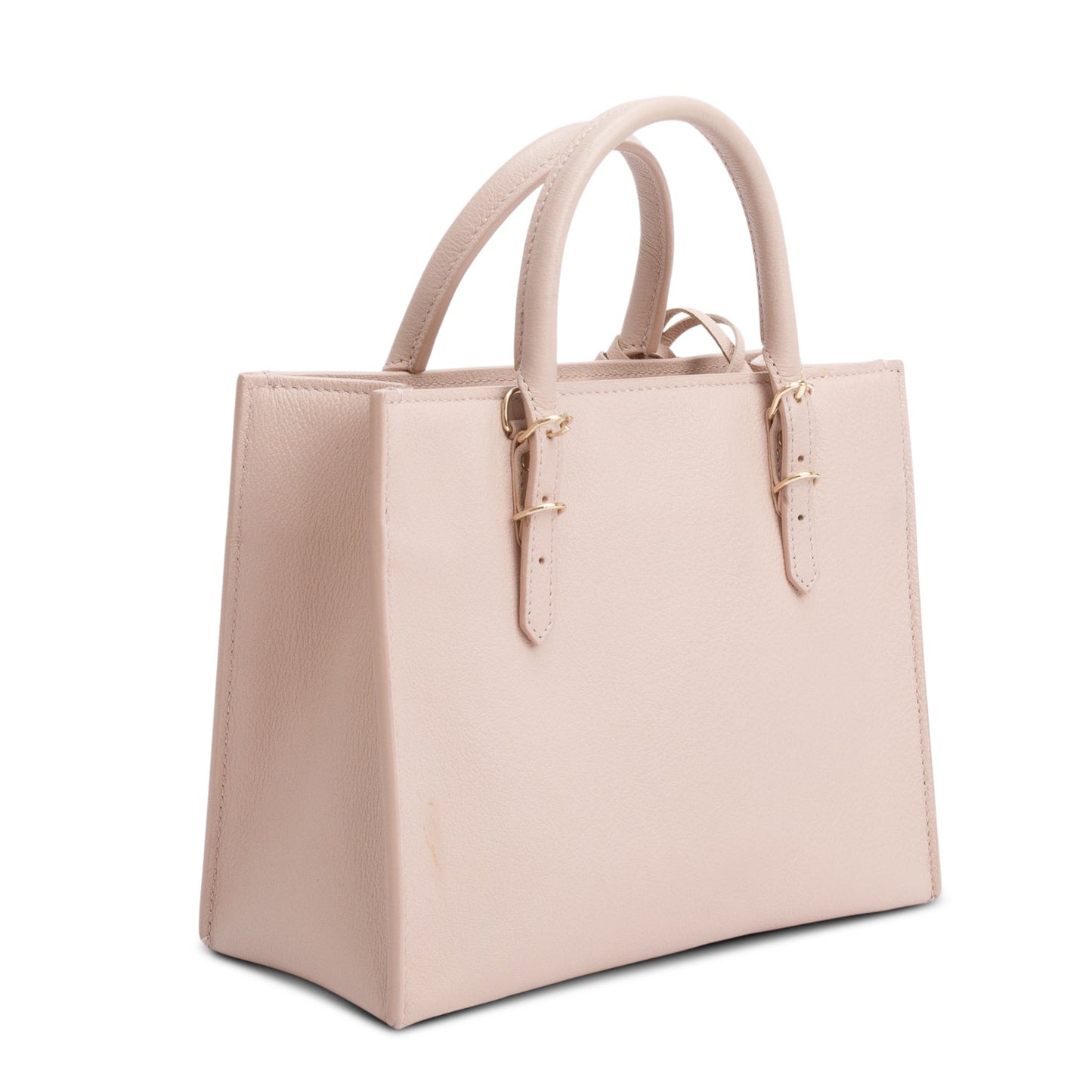 Balenciaga Pink Calfskin Leather Papier A4 Mini Tote