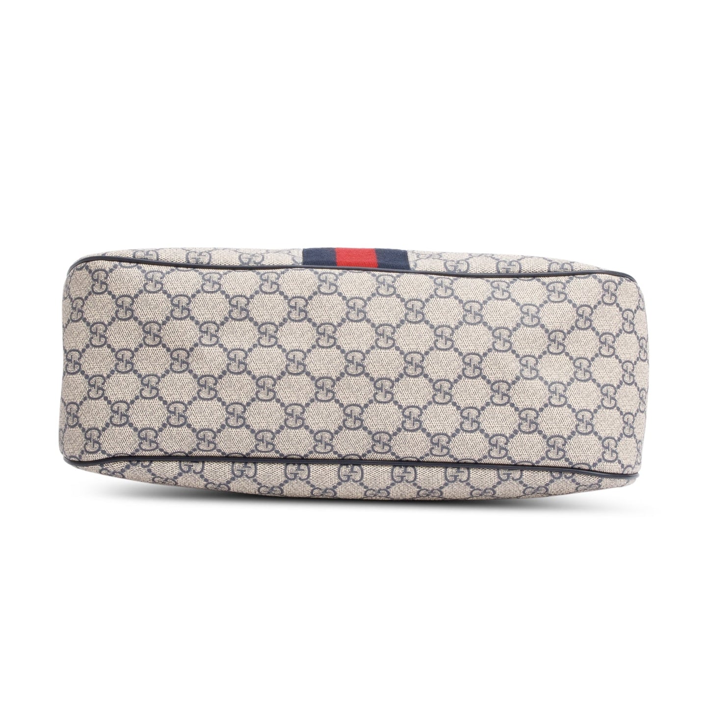 Gucci Navy GG Supreme Web Sherry Medium Shoulder Bag