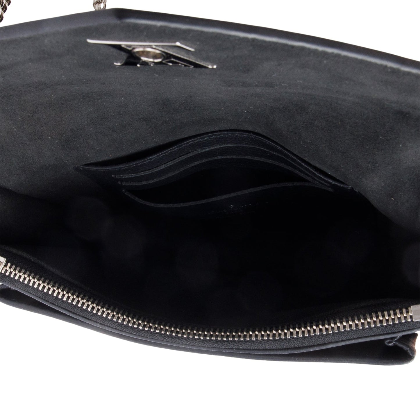 Louis Vuitton Black Leather MyLockMe Chain Bag