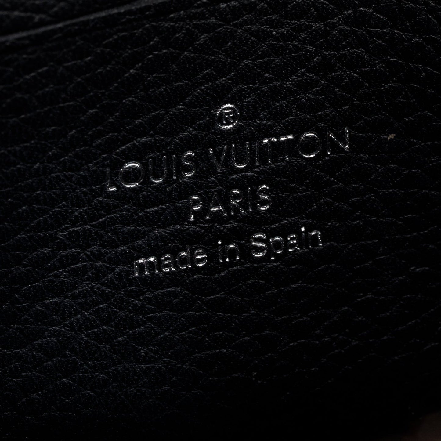 Louis Vuitton Black Leather MyLockMe Chain Bag