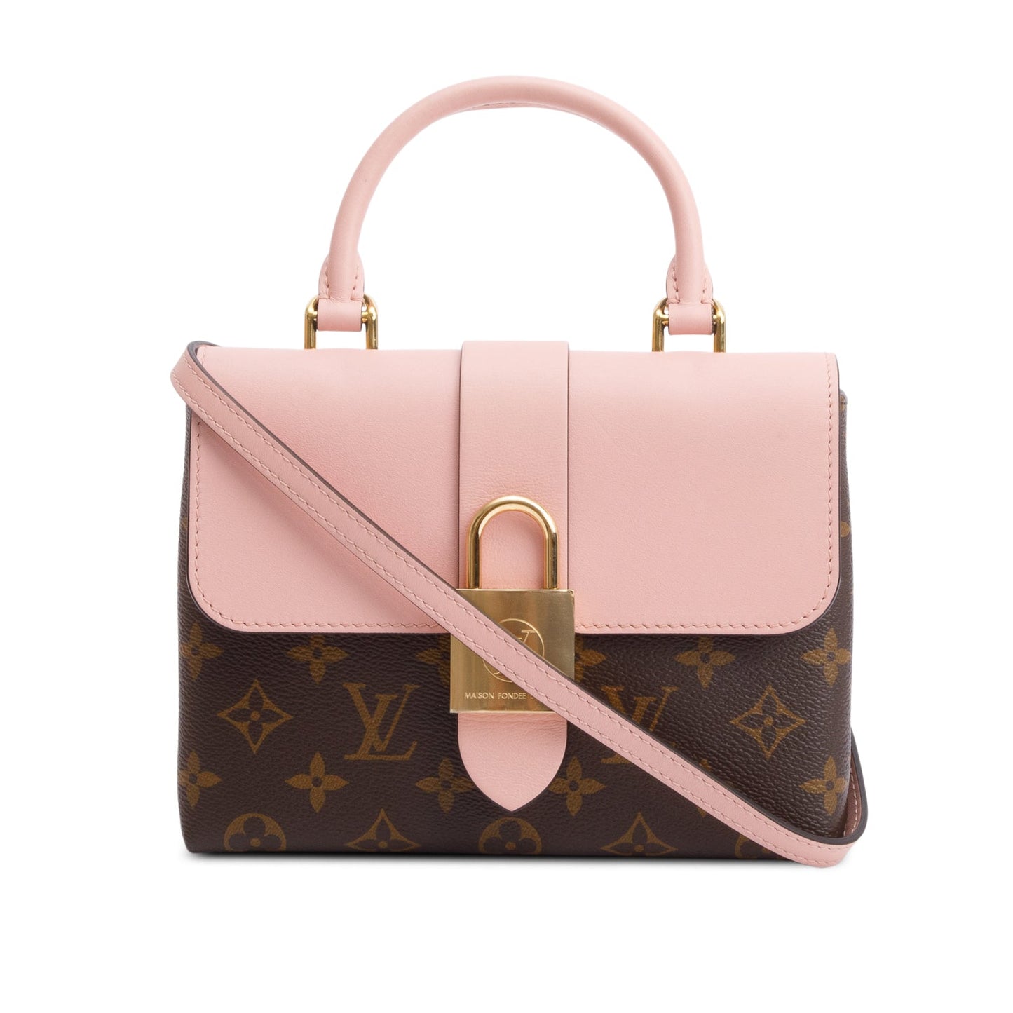 Louis Vuitton Monogram Pink Leather Locky BB