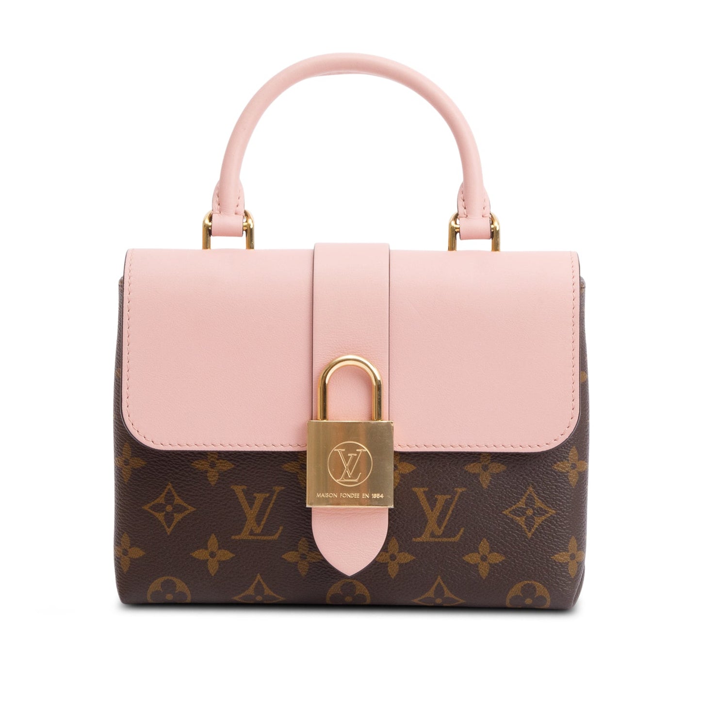Louis Vuitton Monogram Pink Leather Locky BB