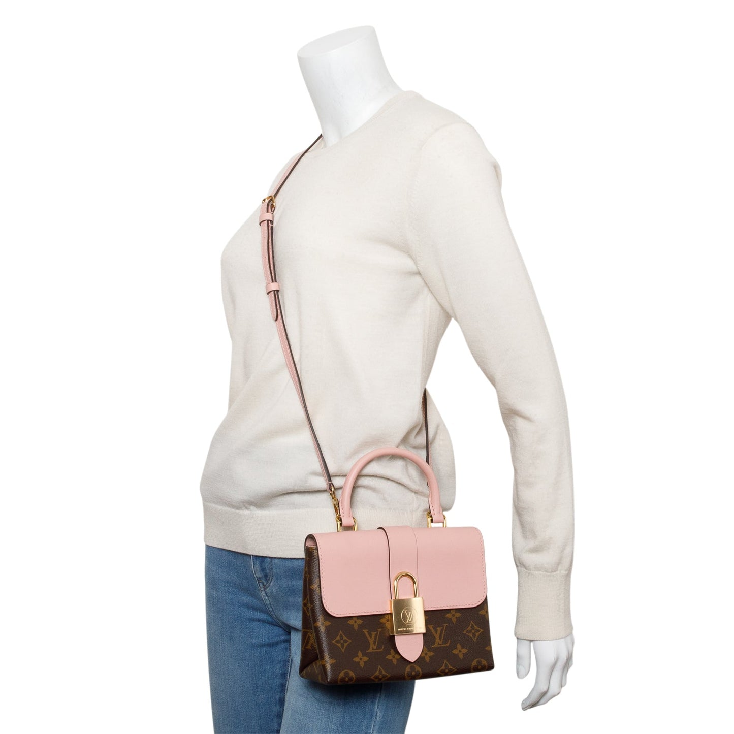 Louis Vuitton Monogram Pink Leather Locky BB