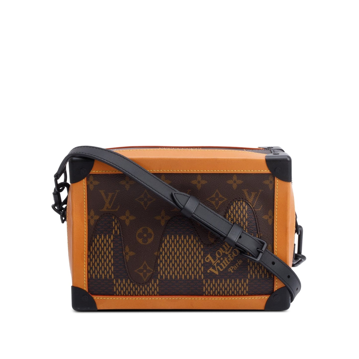 Louis Vuitton x Nigo 2020 Monogram Damier Ebene Giant Soft Trunk Bag