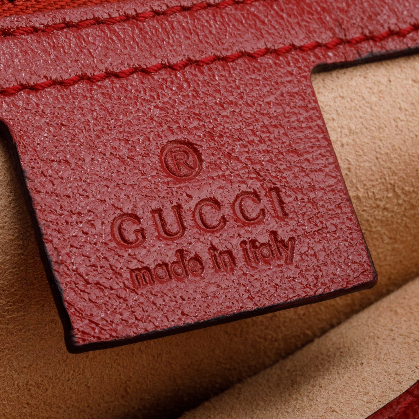 Gucci Black /Red GG Marmont Torchon Small Shoulder Bag