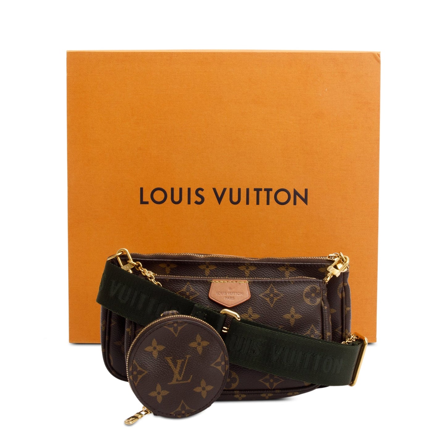 Louis Vuitton 2020 Monogram Khaki Multi-Pochette Accessoires