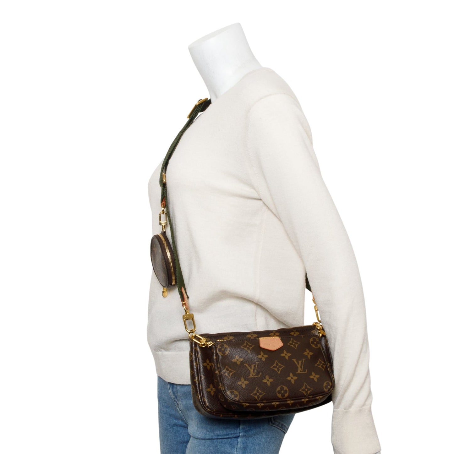 Louis Vuitton 2020 Monogram Khaki Multi-Pochette Accessoires
