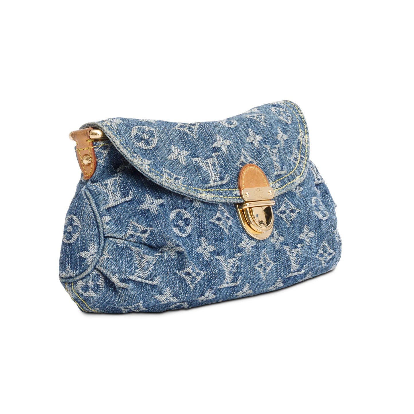 Louis Vuitton Monogram Denim Small Pleaty Bag