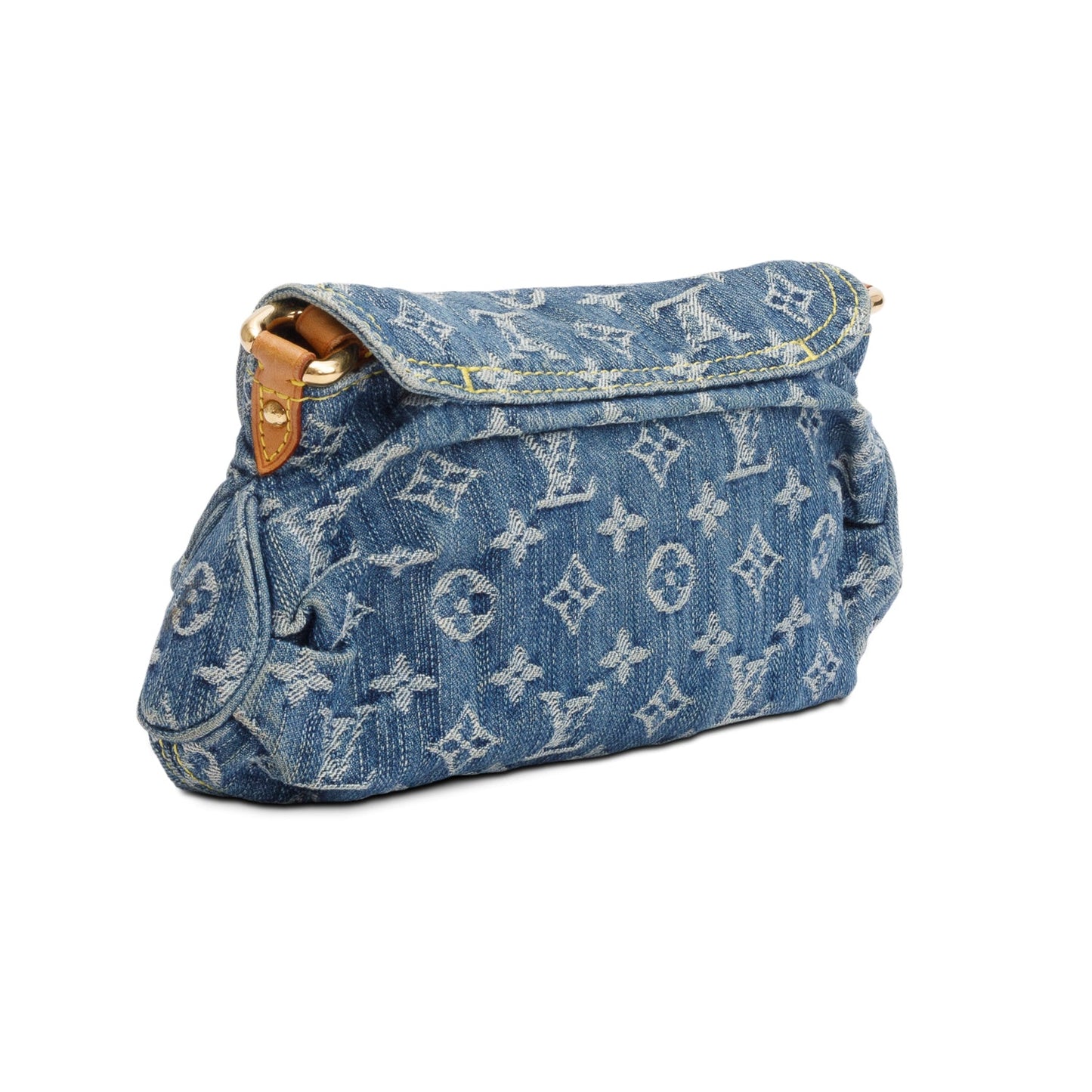 Louis Vuitton Monogram Denim Small Pleaty Bag