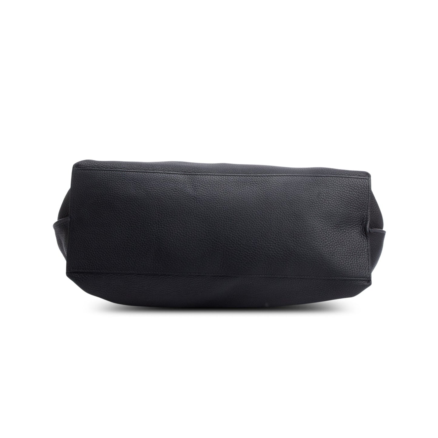 Gucci Black Calfskin Leather Large Bamboo Daily Top Handle Bag